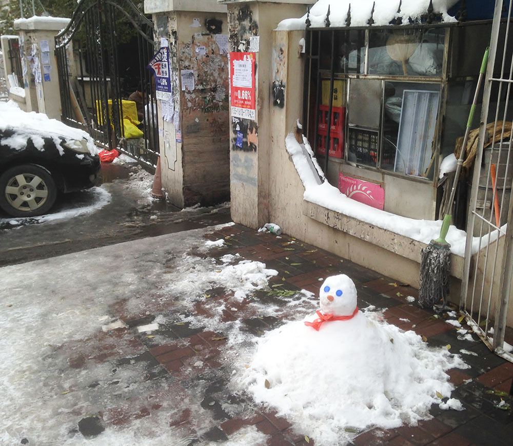 天津の雪だるま-1