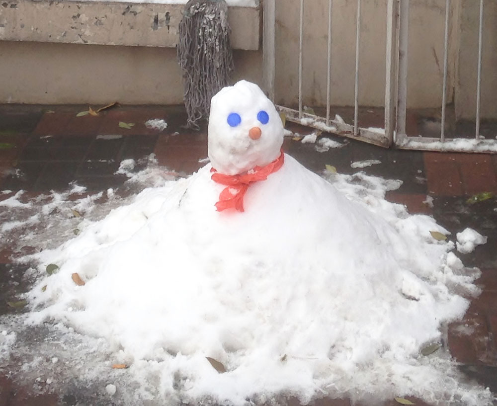 天津の雪だるま-2