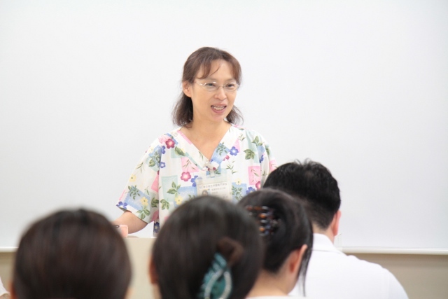 看護学科体験入学 学科長挨拶