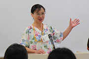 看護学科全日制体験入学（2014.8.24）-学科長