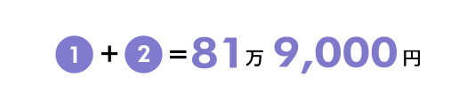 ①＋②= 61万2,000円